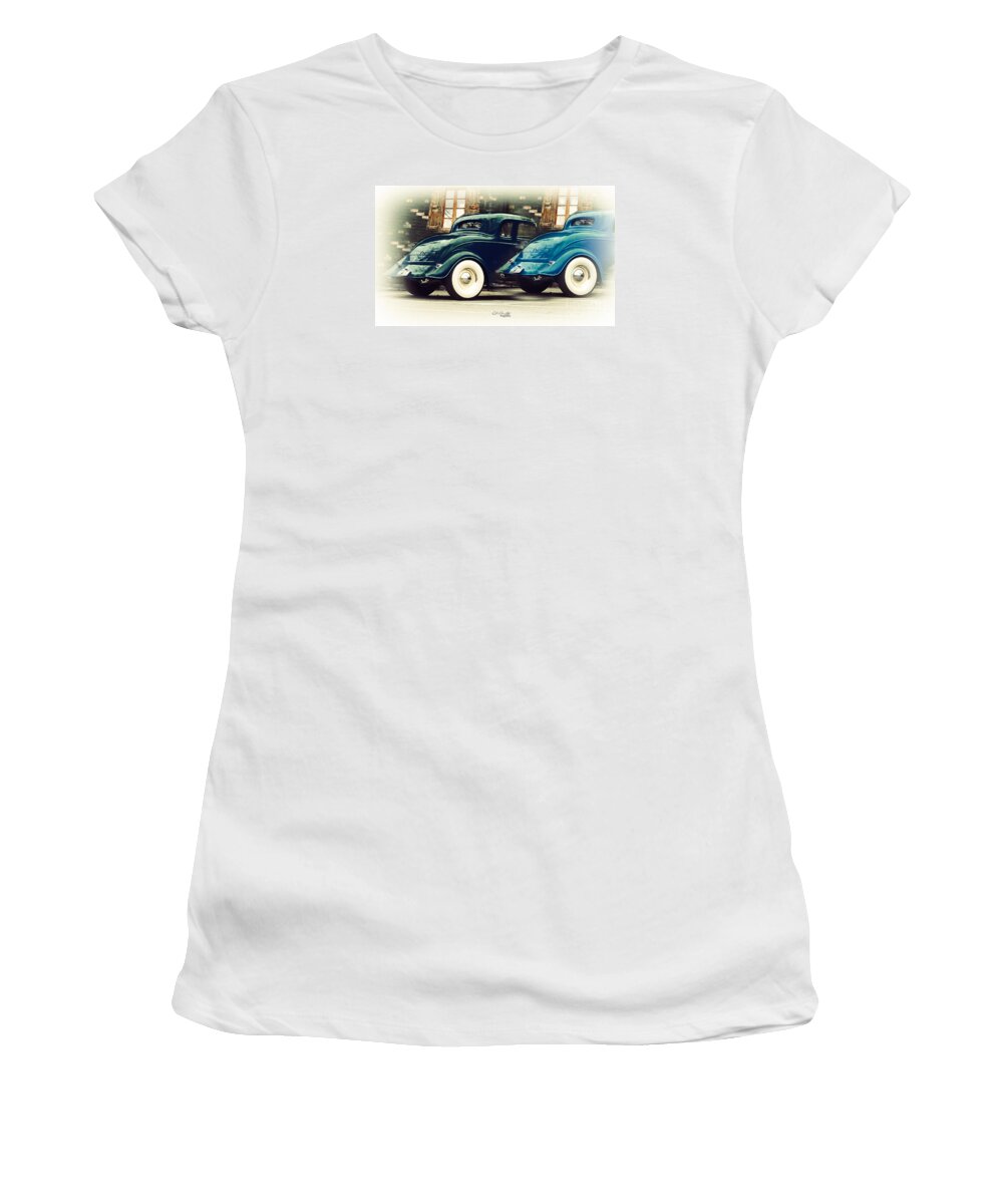 Ford Roadster Women's T-Shirt featuring the photograph Nice Wheels by Chris Armytage