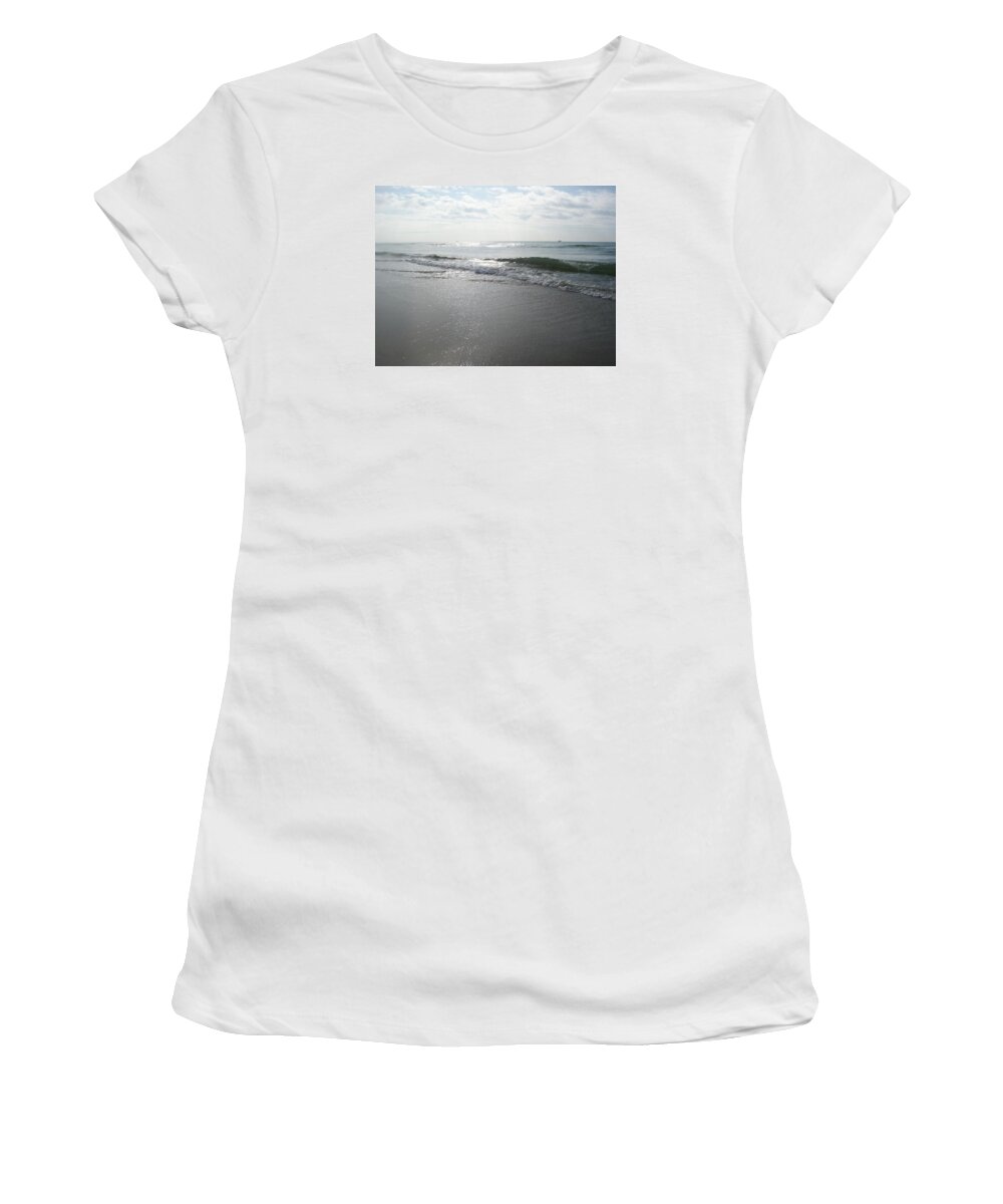 Ocean Women's T-Shirt featuring the photograph North Carolina pic two by Angel Patterson