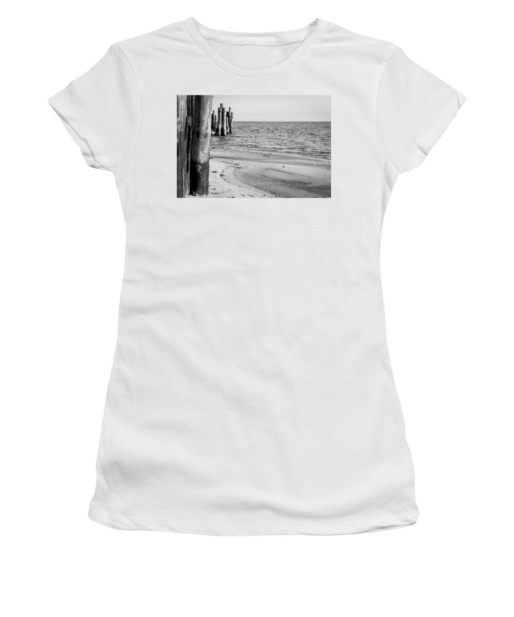 Sound Women's T-Shirt featuring the photograph North Carolina Soundscape by Bob Decker