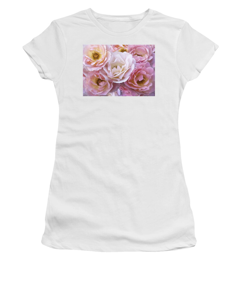 Digital Roses Women's T-Shirt featuring the photograph Oh Glory Me by Theresa Tahara