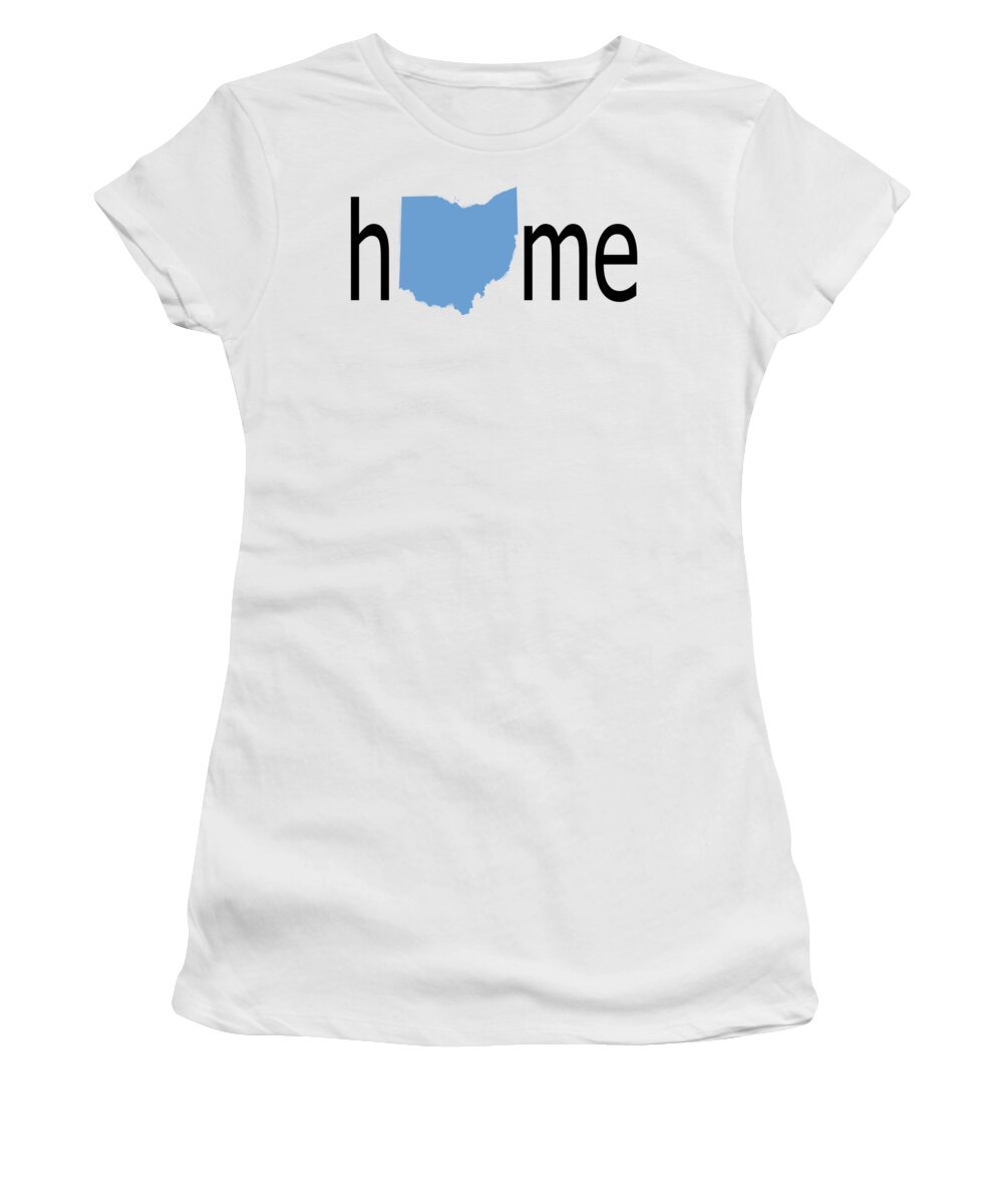 Wright Women's T-Shirt featuring the digital art Ohio - Home by Paulette B Wright
