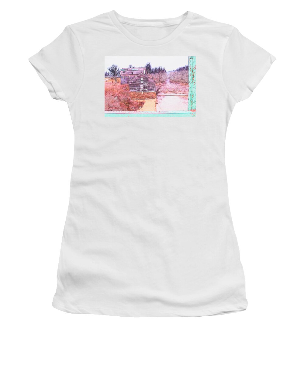 Mill-house Women's T-Shirt featuring the photograph Old Mill on Rough River by Stacie Siemsen