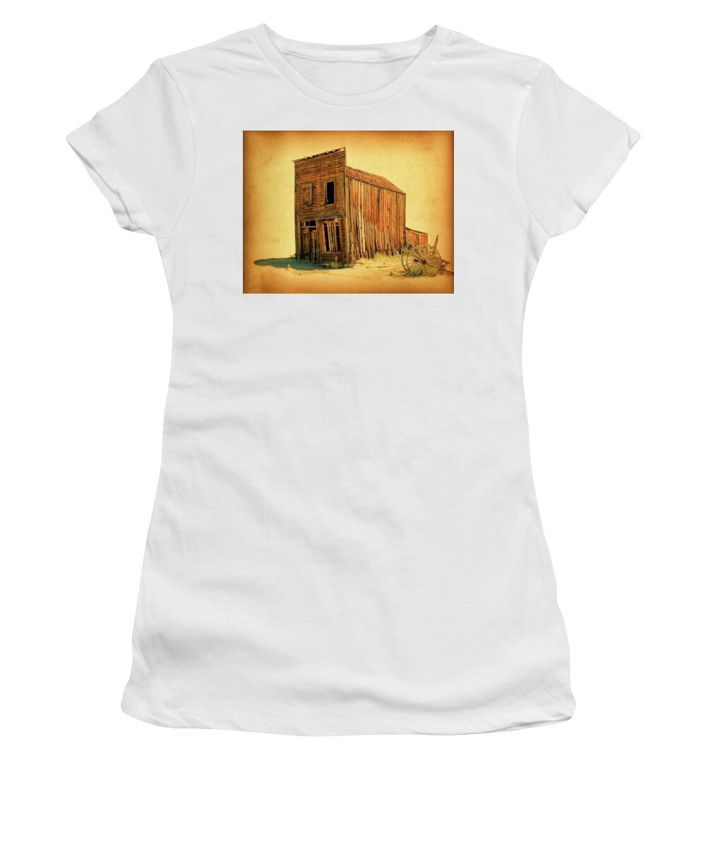 Old West Women's T-Shirt featuring the photograph Old West by Steve McKinzie
