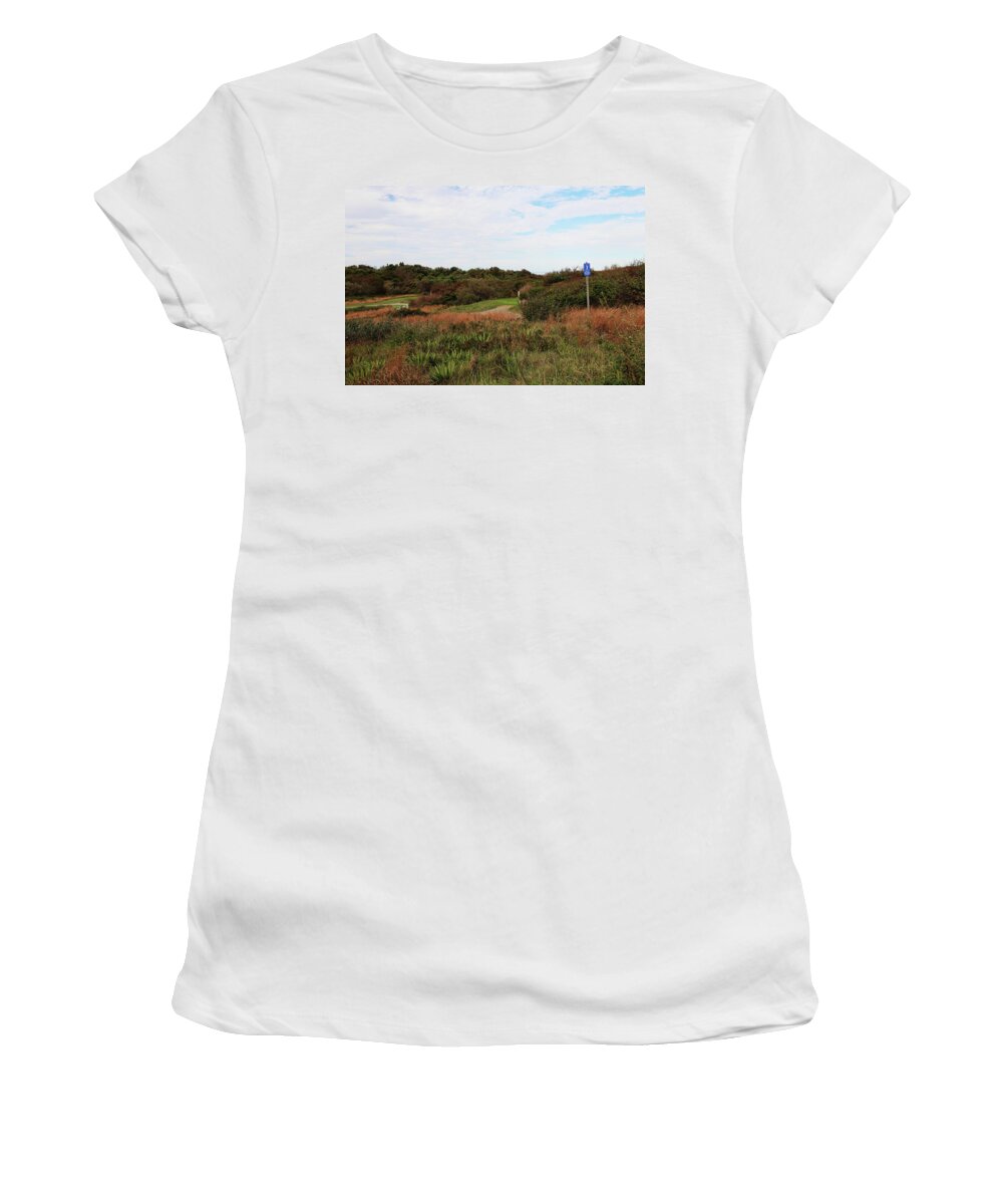 Oldest Links Course Women's T-Shirt featuring the photograph Oldest Links Course in MA by Imagery-at- Work