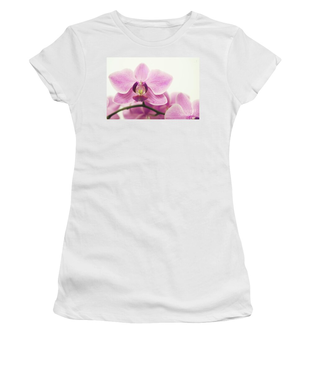 Orchid Women's T-Shirt featuring the photograph orchid III by Hannes Cmarits