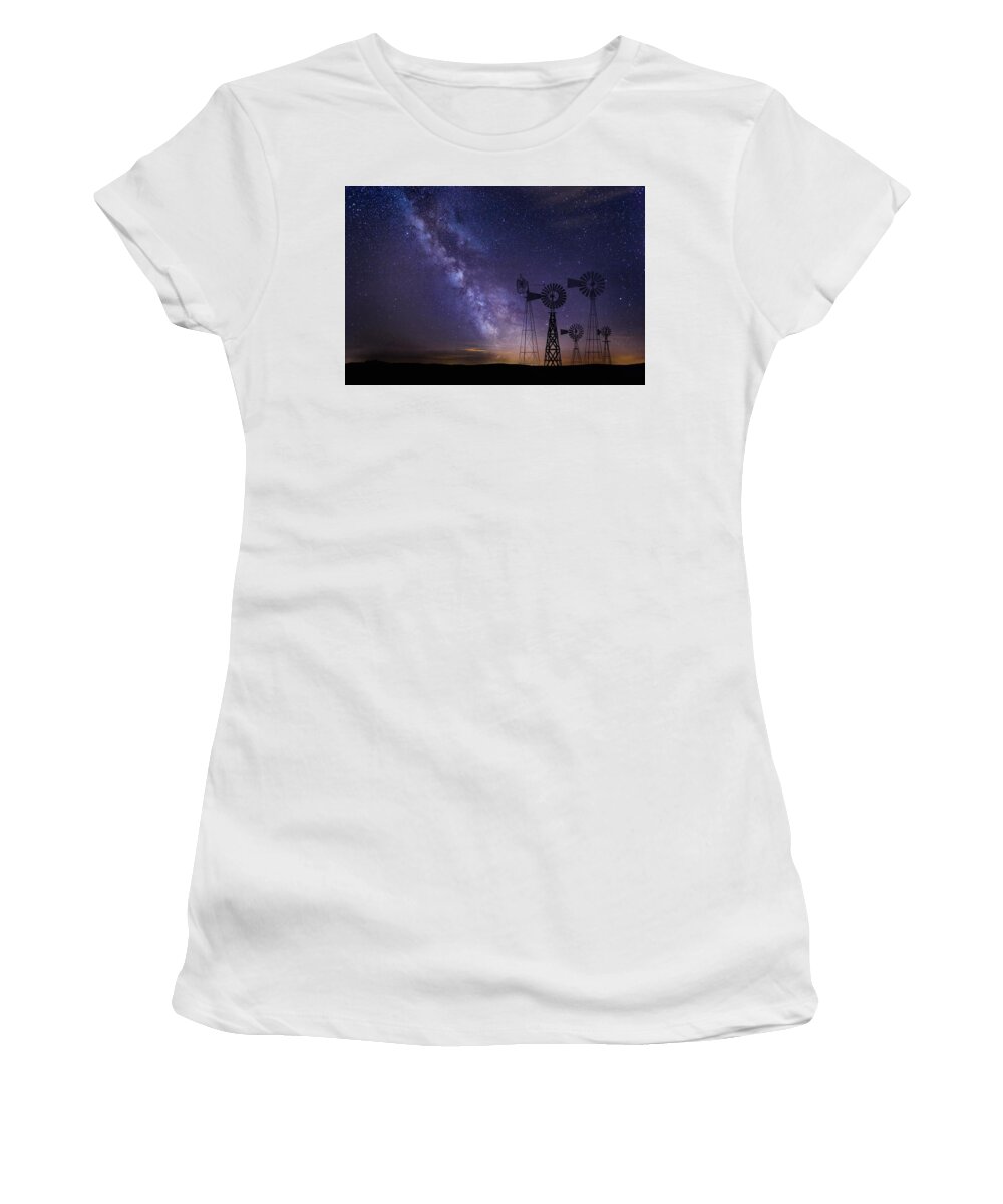 Milky Way Women's T-Shirt featuring the photograph Our Milky Way by Andrea Kollo