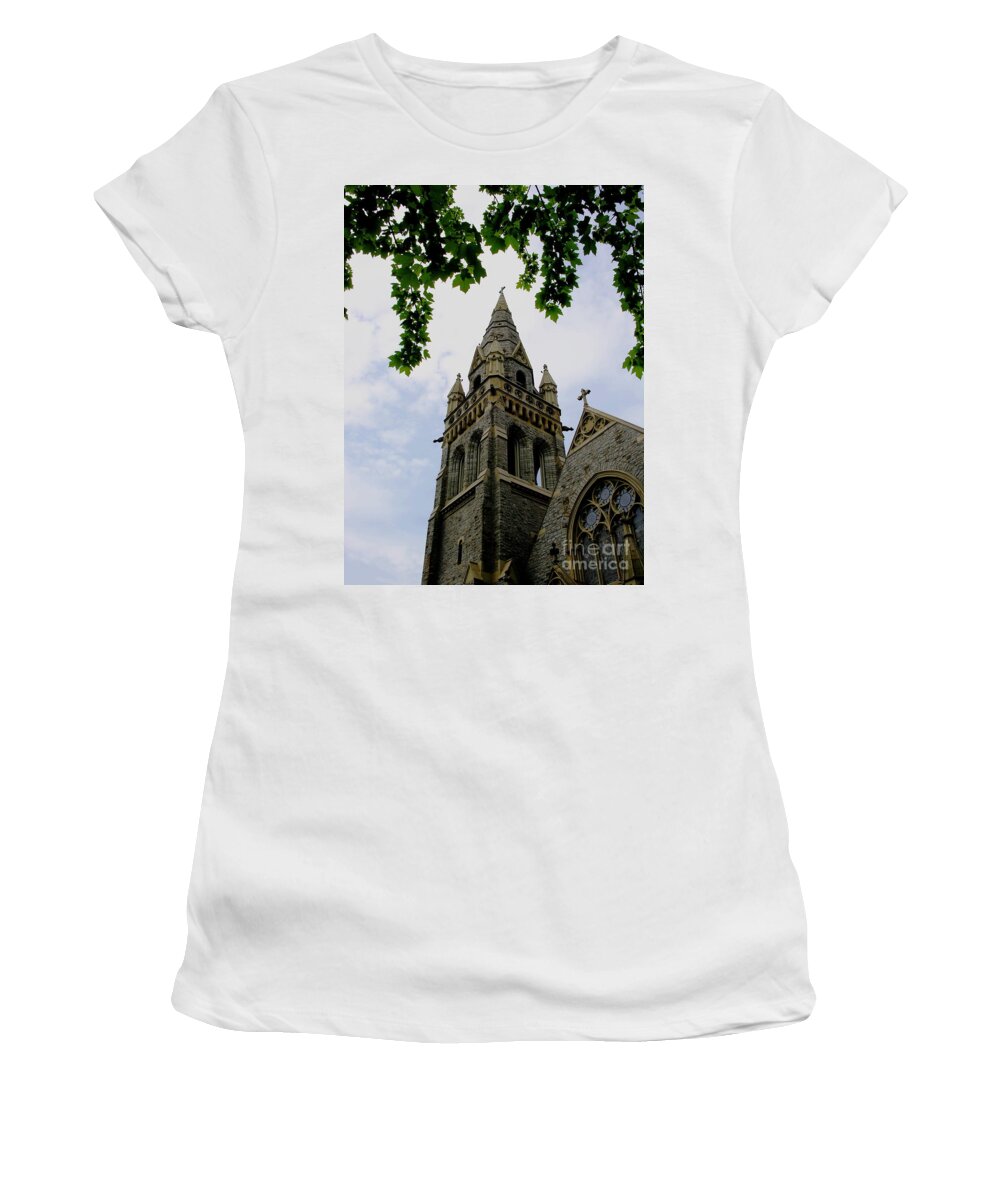 Lehigh University Women's T-Shirt featuring the photograph Packer Memorial Church Tower by Jacqueline M Lewis