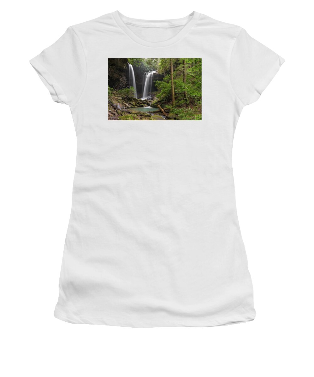 2018-04-07 Women's T-Shirt featuring the photograph Pine Island Falls by Ulrich Burkhalter