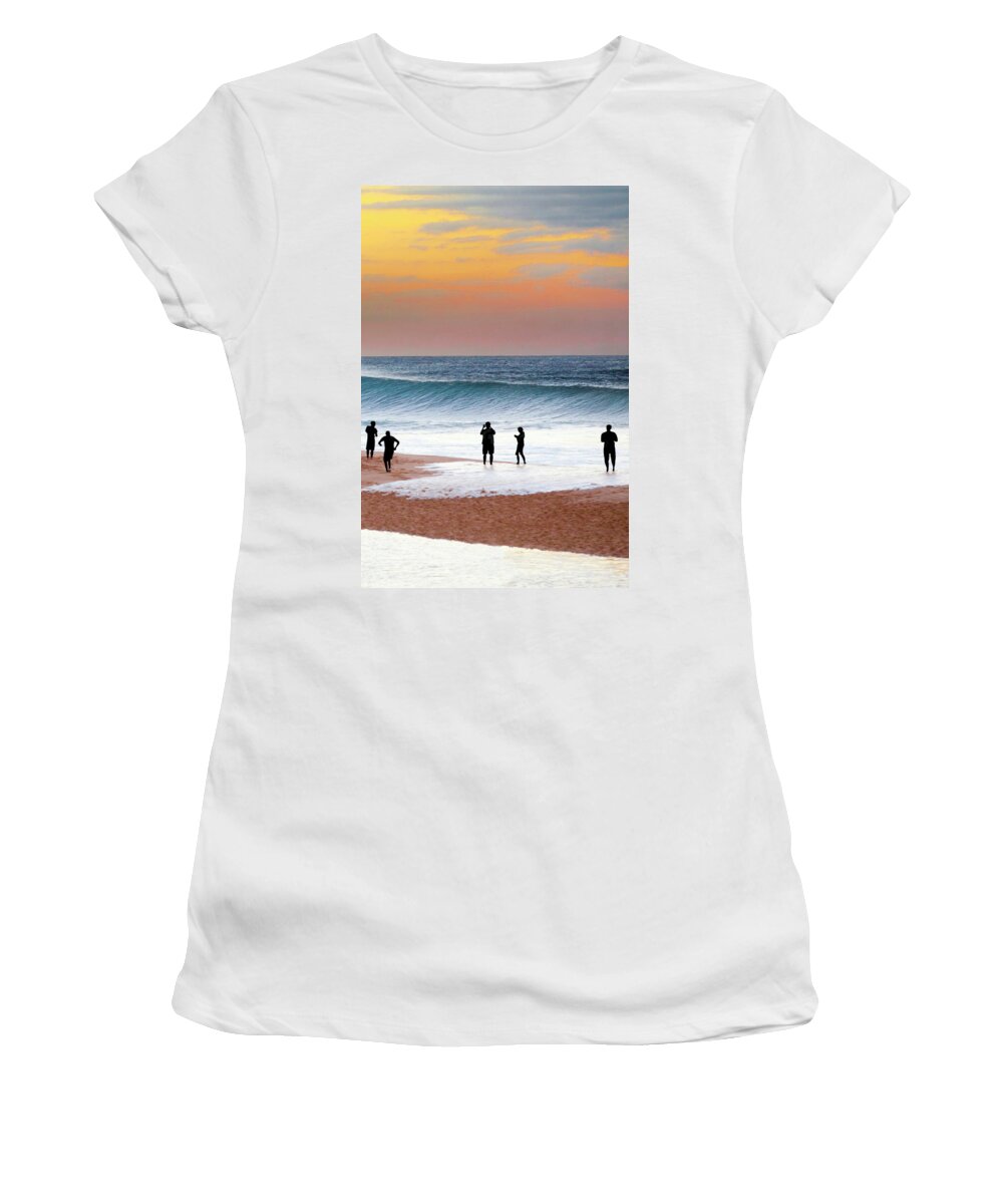 Sunset Women's T-Shirt featuring the photograph Pipe Dream - part 3 of 3 by Sean Davey