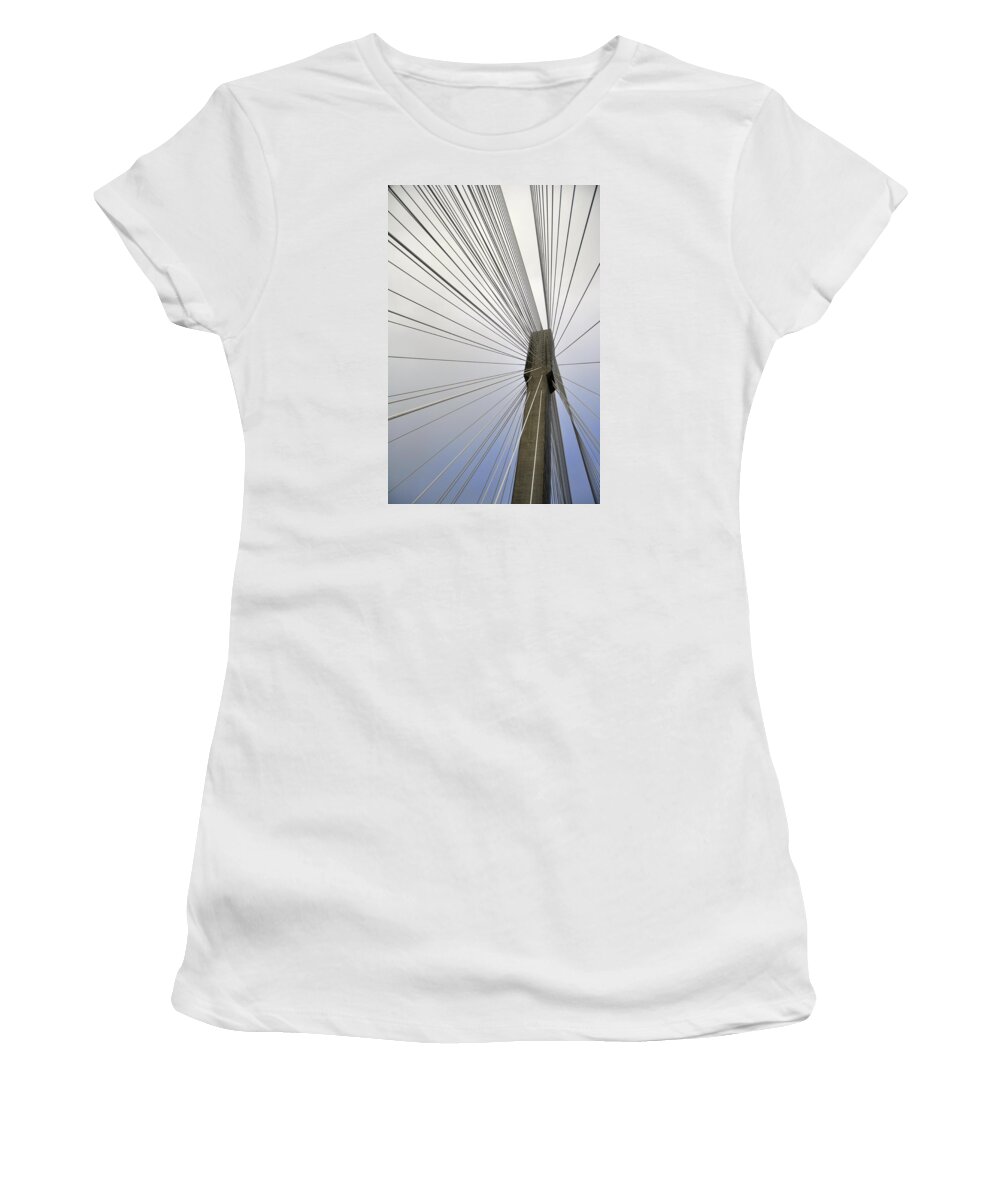 Pacific Northwest Women's T-Shirt featuring the photograph Port Mann Bridge by Pelo Blanco Photo