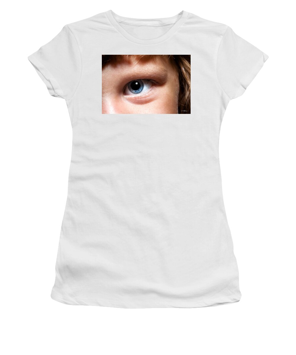 Eye Women's T-Shirt featuring the photograph Portal to the Soul by Christopher Holmes