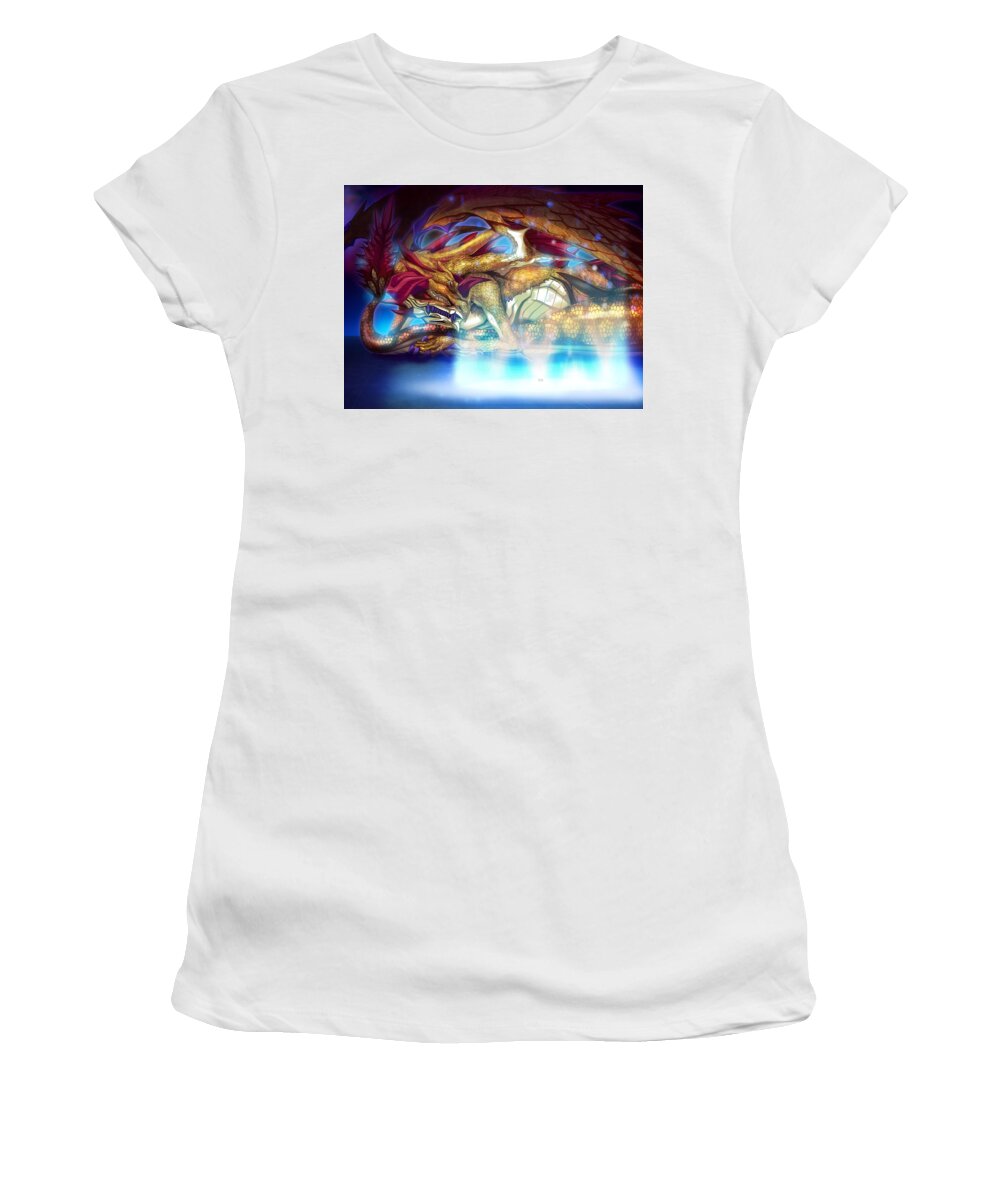 Princess X Women's T-Shirt featuring the digital art Princess X by Maye Loeser
