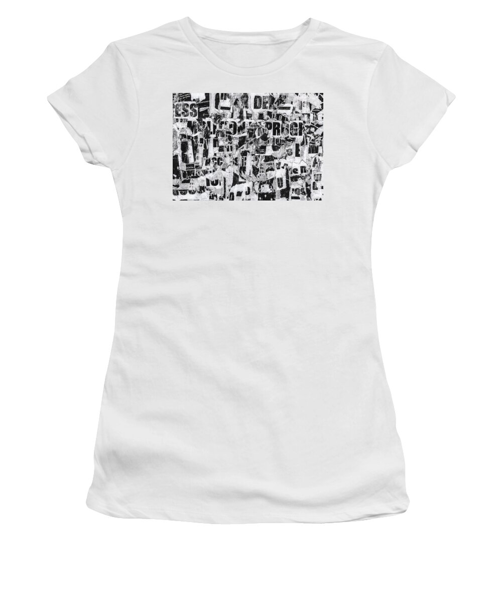 Urban Women's T-Shirt featuring the mixed media Progress by Roseanne Jones