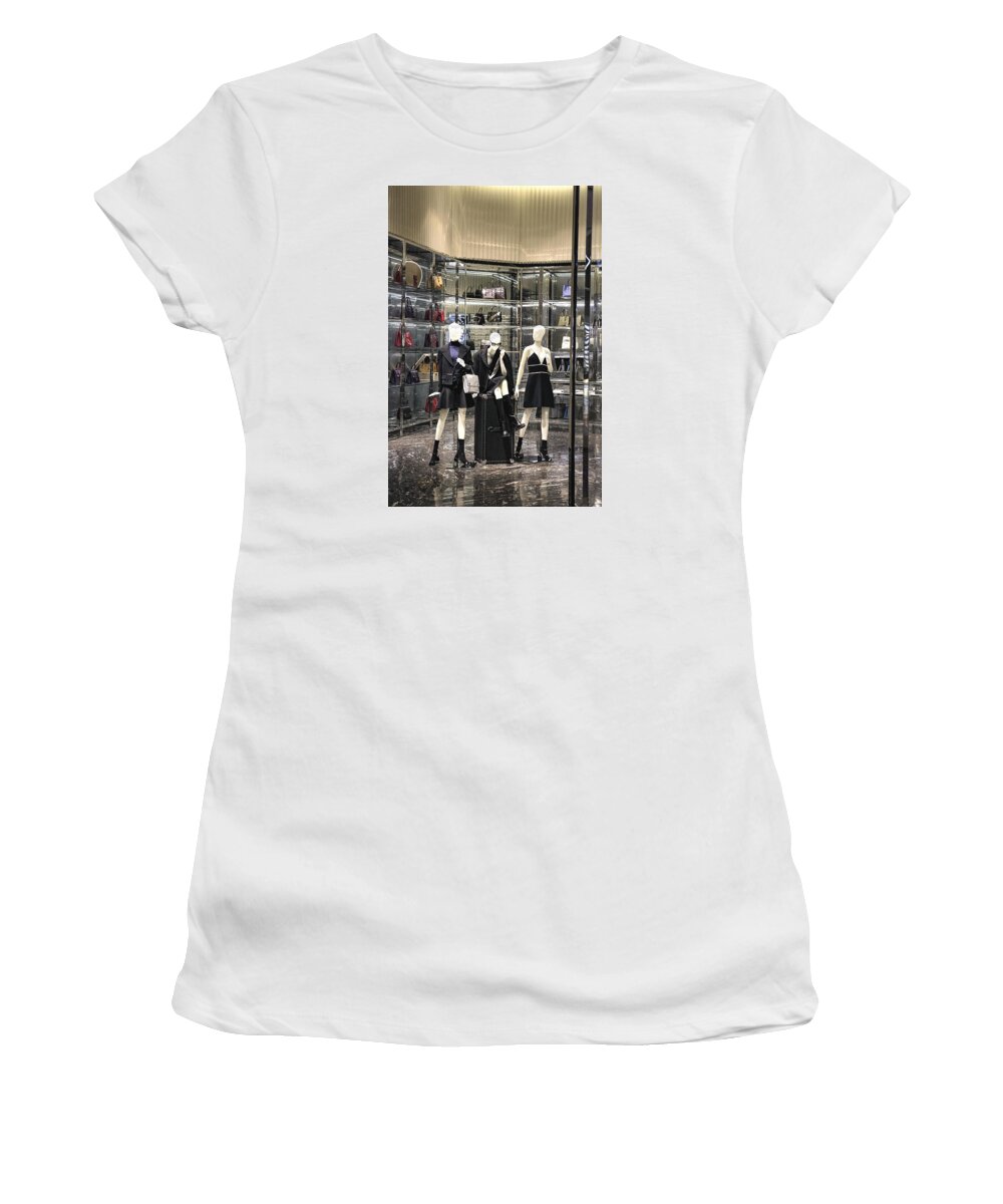 Purses Women's T-Shirt featuring the photograph Purses by Deborah Penland