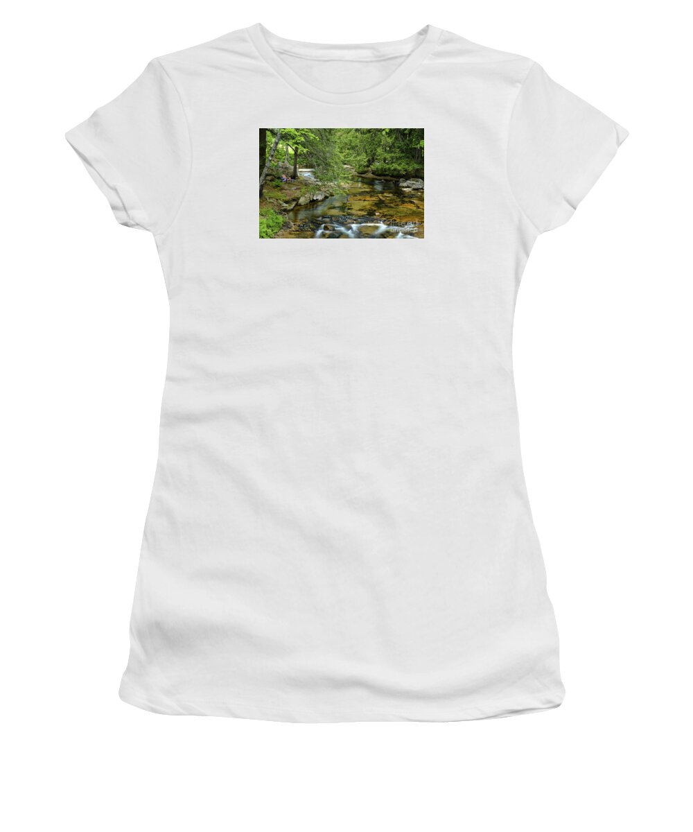 Quiet Women's T-Shirt featuring the photograph Quiet Place by Alana Ranney