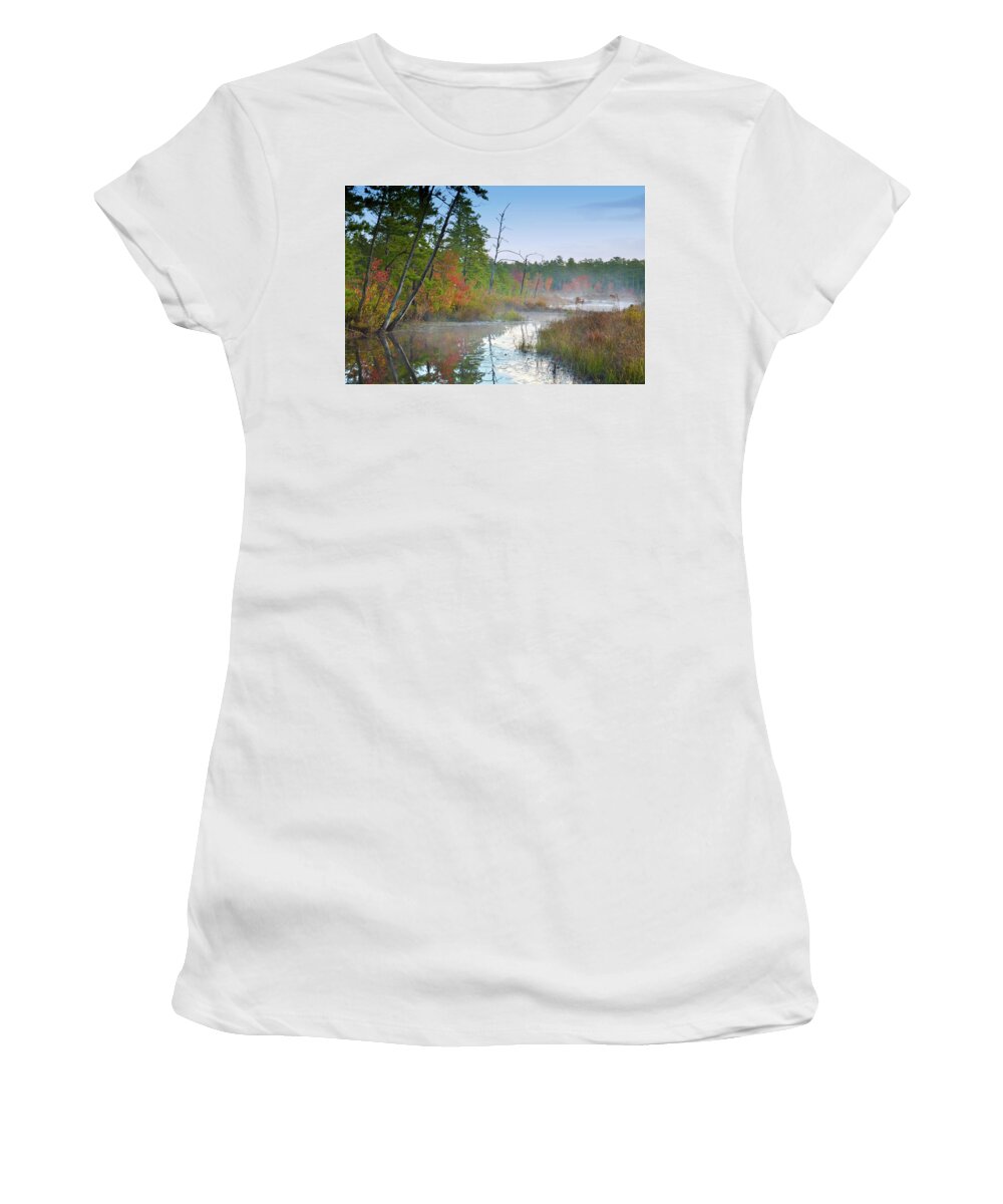Autumn Women's T-Shirt featuring the photograph Radiant Morning by Jim Cook
