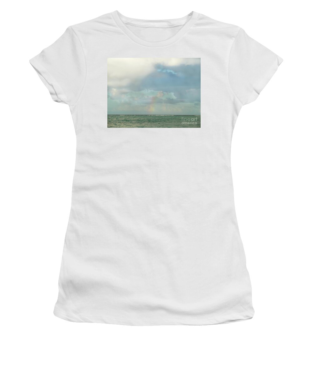 Photography Women's T-Shirt featuring the photograph Rainbow 1 by Francesca Mackenney