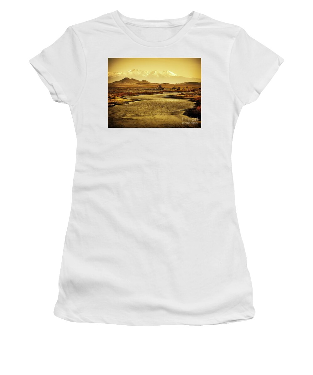 Digital Altered Photo Women's T-Shirt featuring the photograph Rio Grande Colorado by Tim Richards