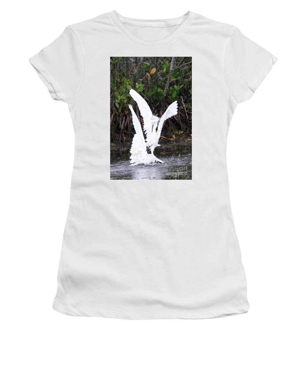 Rival Pair Women's T-Shirt featuring the photograph Rival Pair by Jennifer Robin