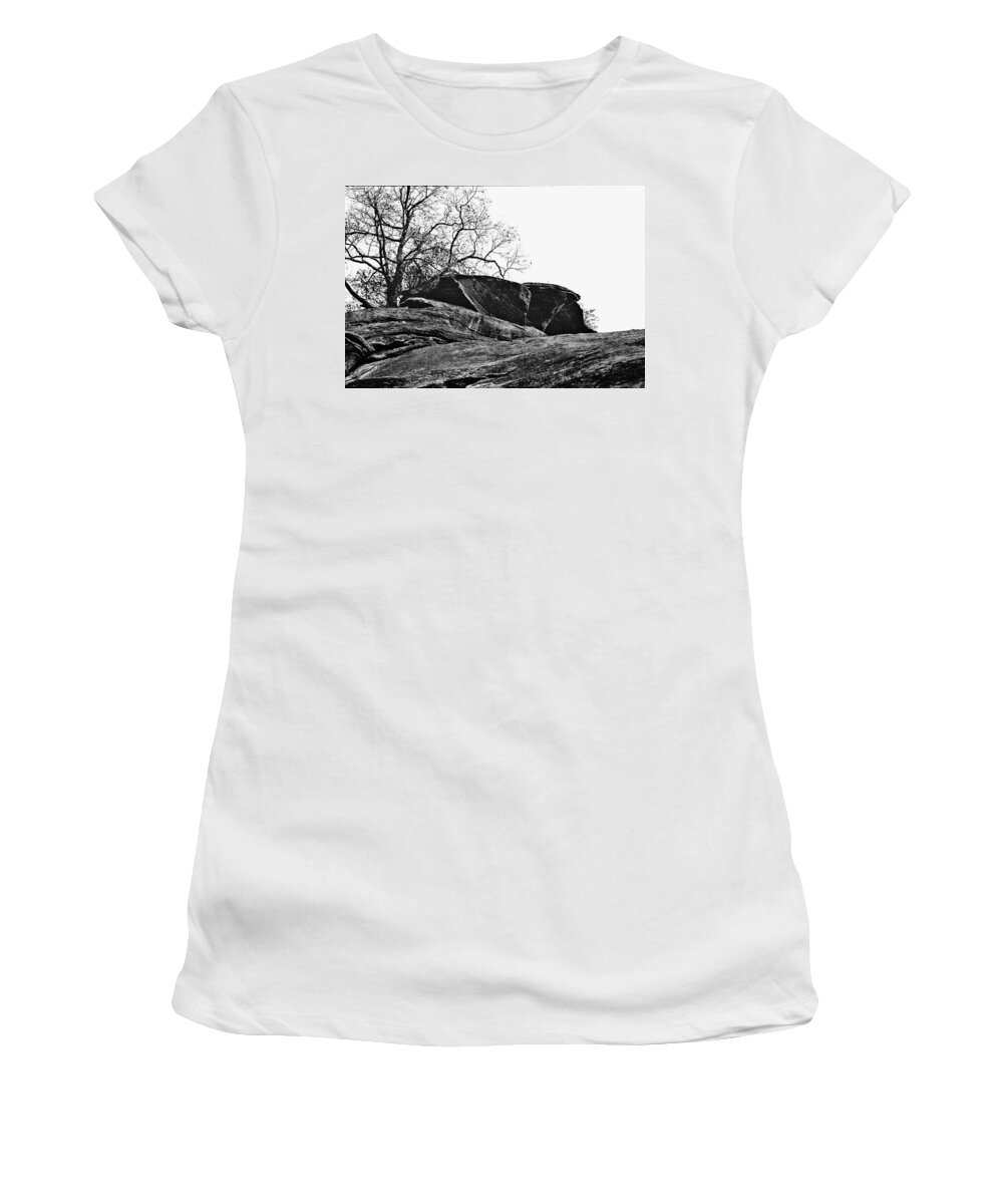 Landscape Women's T-Shirt featuring the photograph Rock Wave by Steve Karol