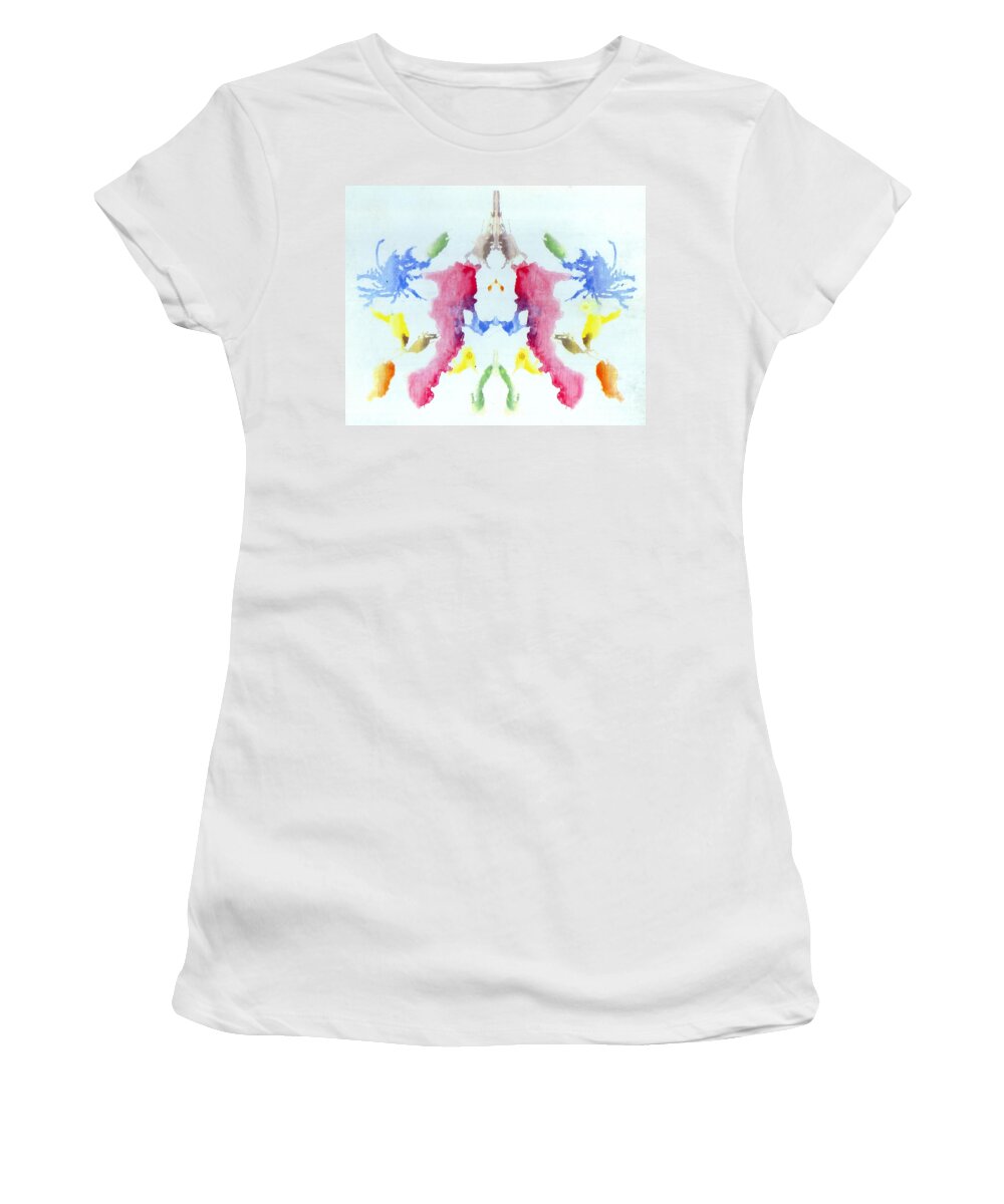 Science Women's T-Shirt featuring the photograph Rorschach Test Card No. 10 by Science Source