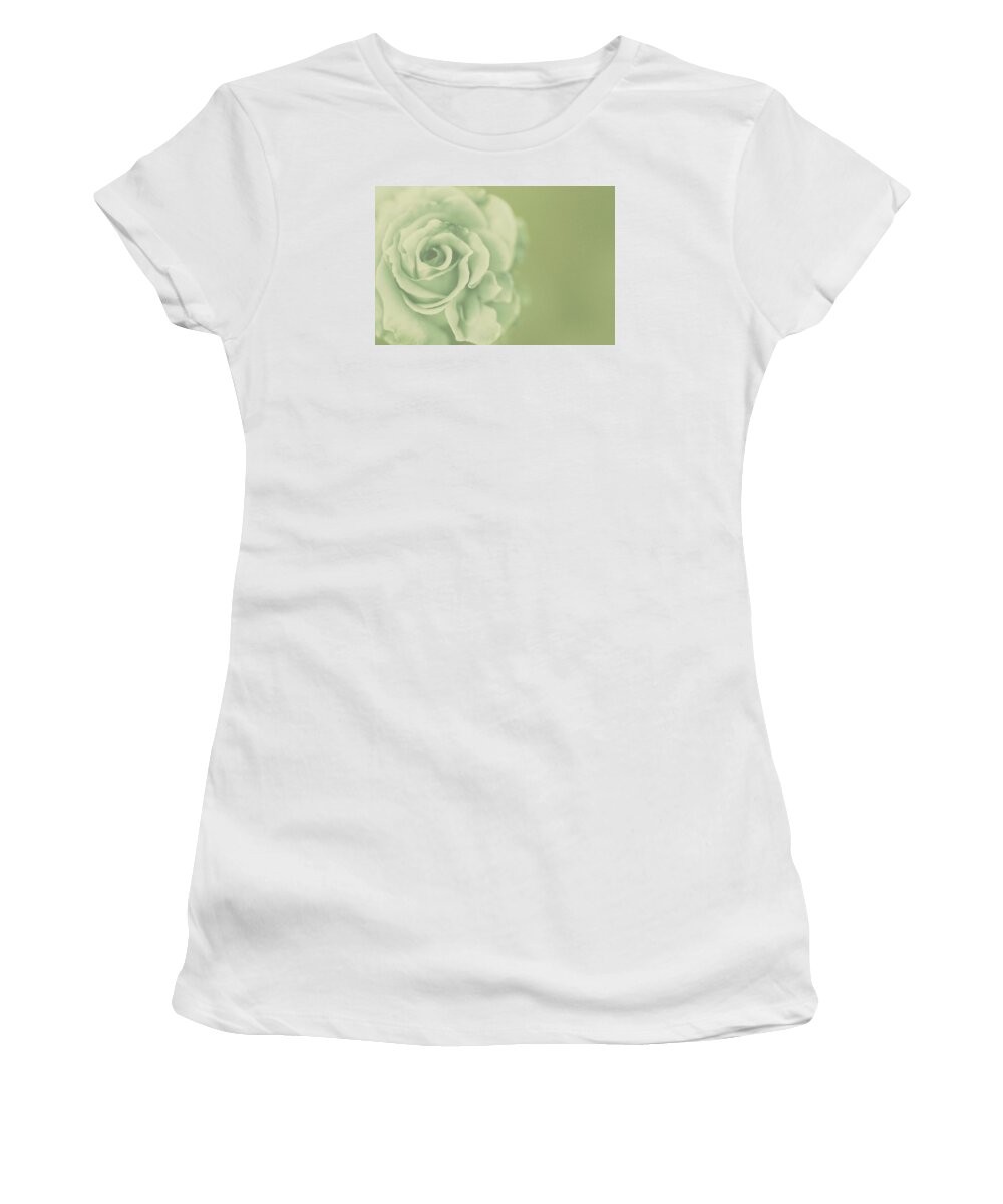 Rose Pastel Women's T-Shirt featuring the photograph Rose Antique by The Art Of Marilyn Ridoutt-Greene