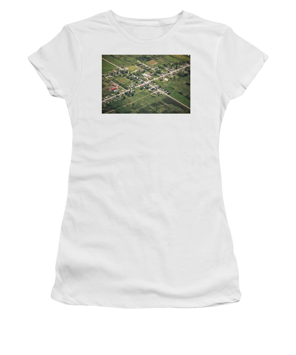 Landscape Women's T-Shirt featuring the photograph Saint Adrien by Eunice Gibb