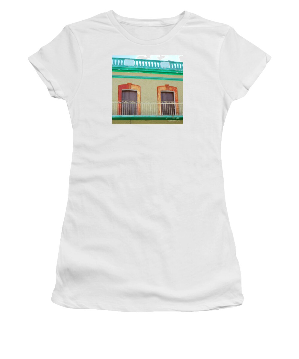 San Jose Del Cabo Women's T-Shirt featuring the photograph San Jose Del Cabo Doors 11 by Randall Weidner