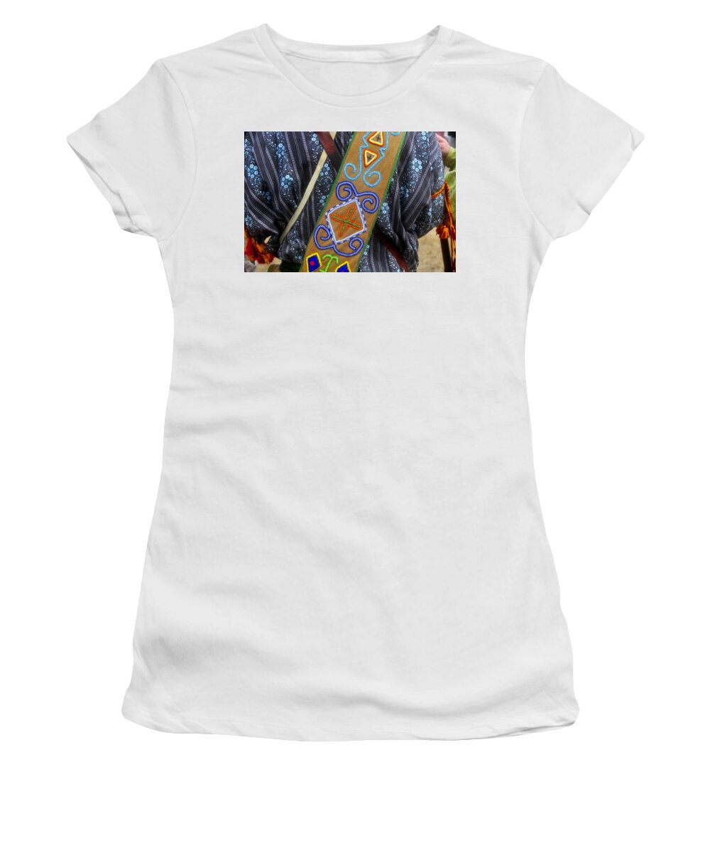 Seminole Indian Women's T-Shirt featuring the photograph SI4 by David Lee Thompson