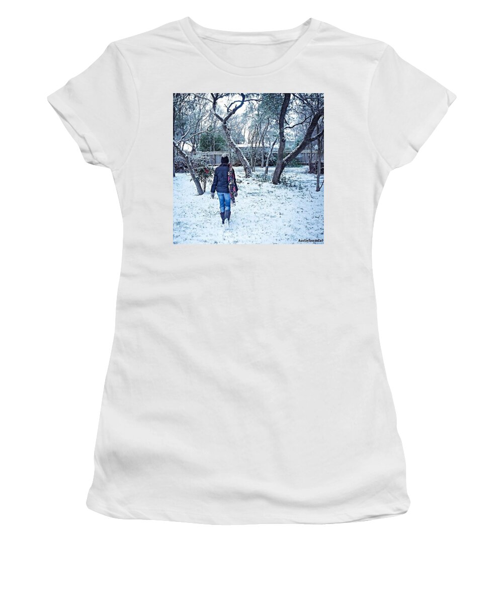 Beautiful Women's T-Shirt featuring the photograph Since I Am Dreaming About Cooler by Austin Tuxedo Cat