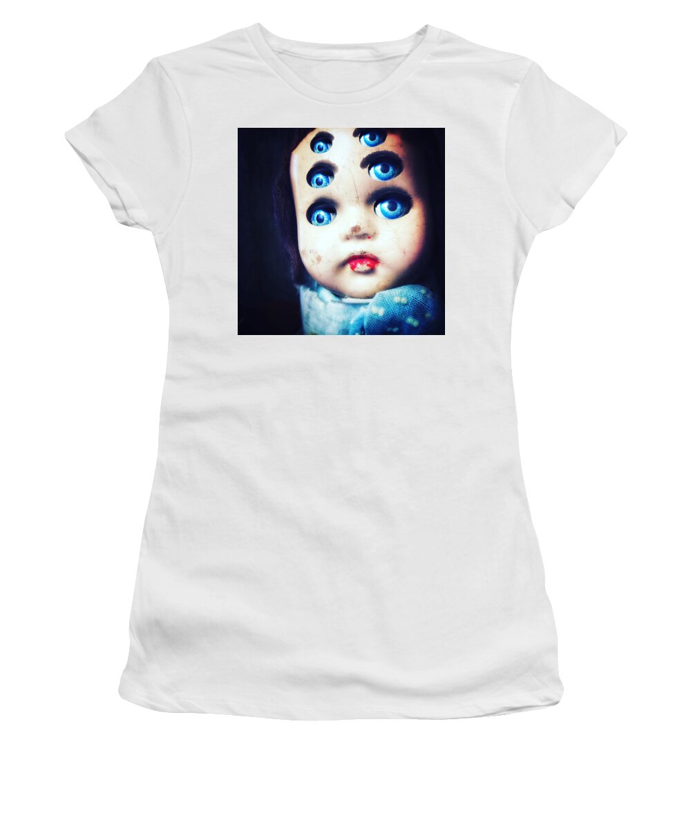 Vintage Women's T-Shirt featuring the photograph Six by Subject Dolly