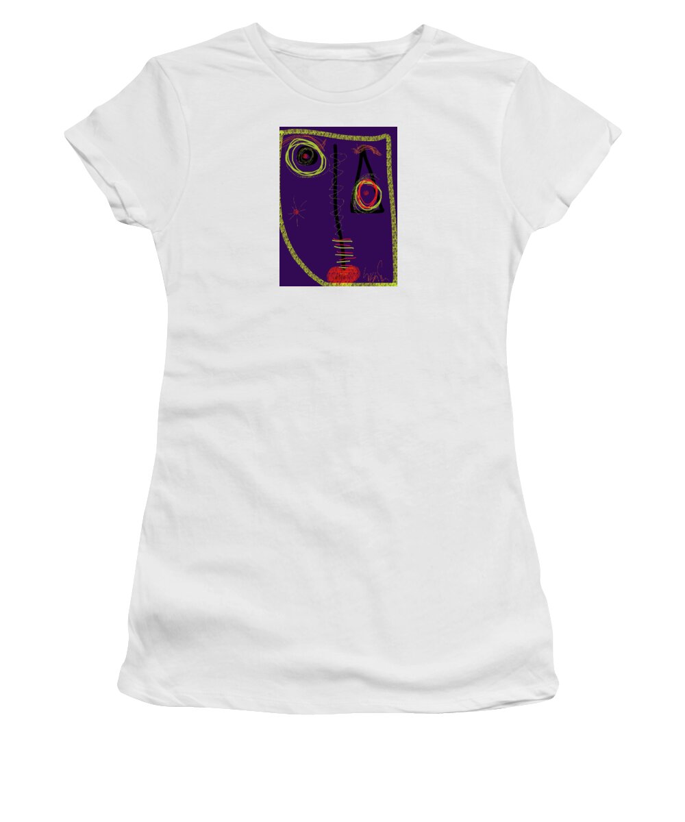 Pancreatic Cancer Women's T-Shirt featuring the digital art Smiro in Memoriam to Roland Hassanein by Susan Fielder