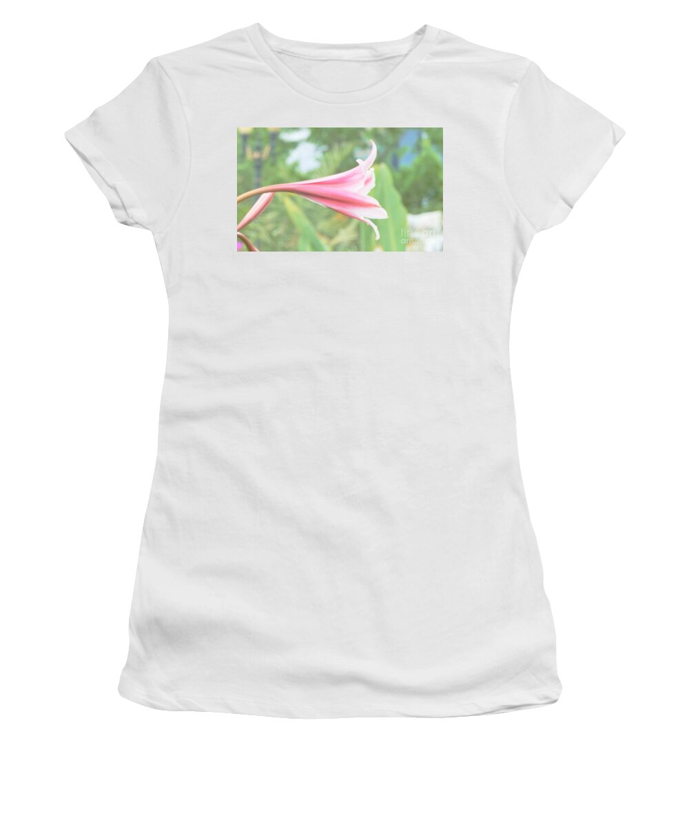 Flowers Women's T-Shirt featuring the photograph Softly colored by Merle Grenz