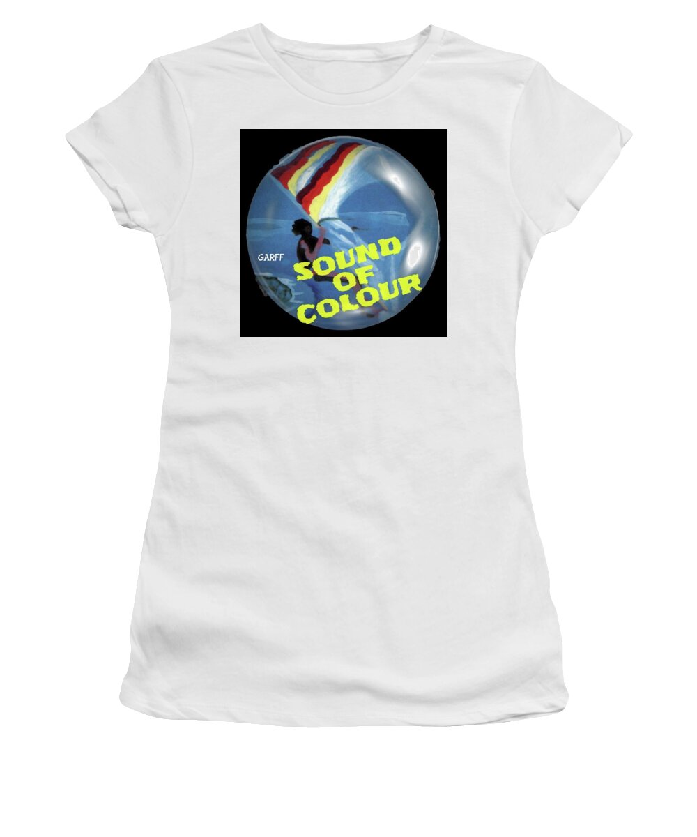 Hawaii Women's T-Shirt featuring the digital art Sound Of Colour by Enrico Garff