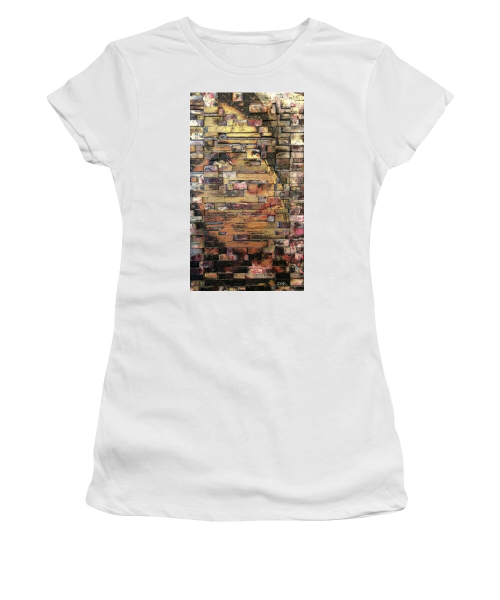 Abstract Art Women's T-Shirt featuring the painting Special Cases by Bobby Zeik