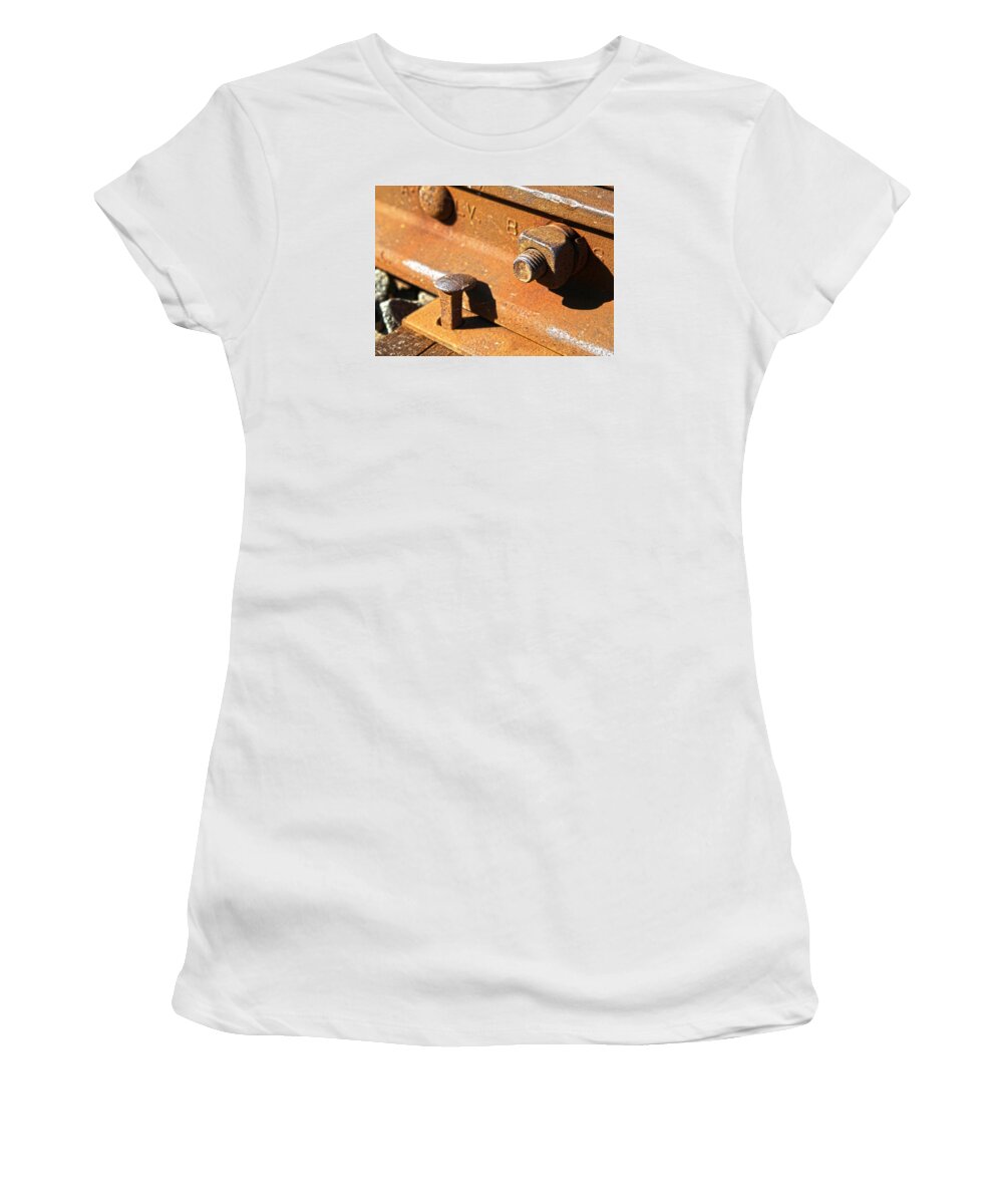 Railroad Women's T-Shirt featuring the photograph Spike by Robert Och