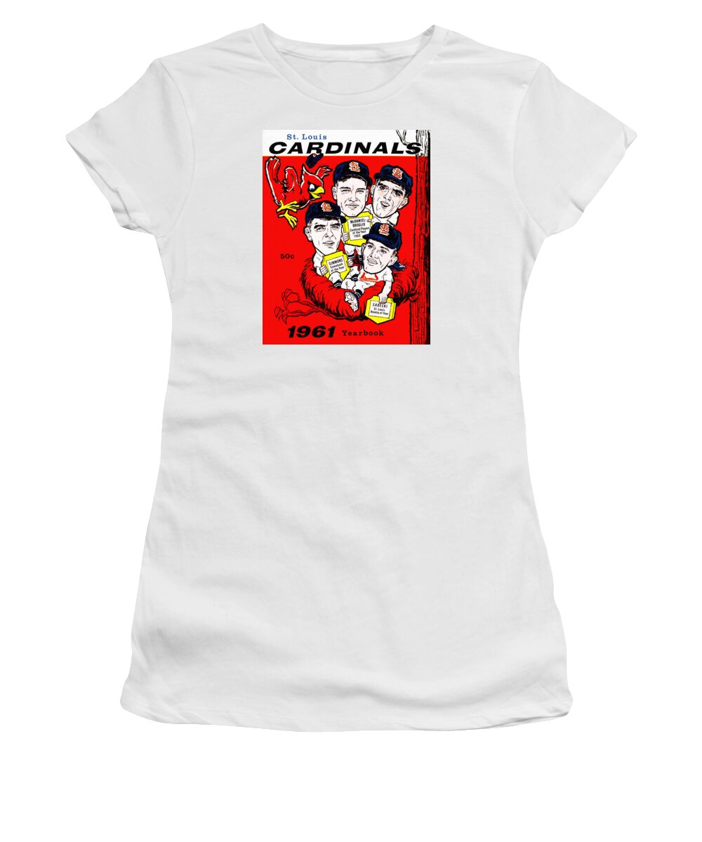 St. Louis Cardinals 1961 Yearbook Women's T-Shirt by Big 88