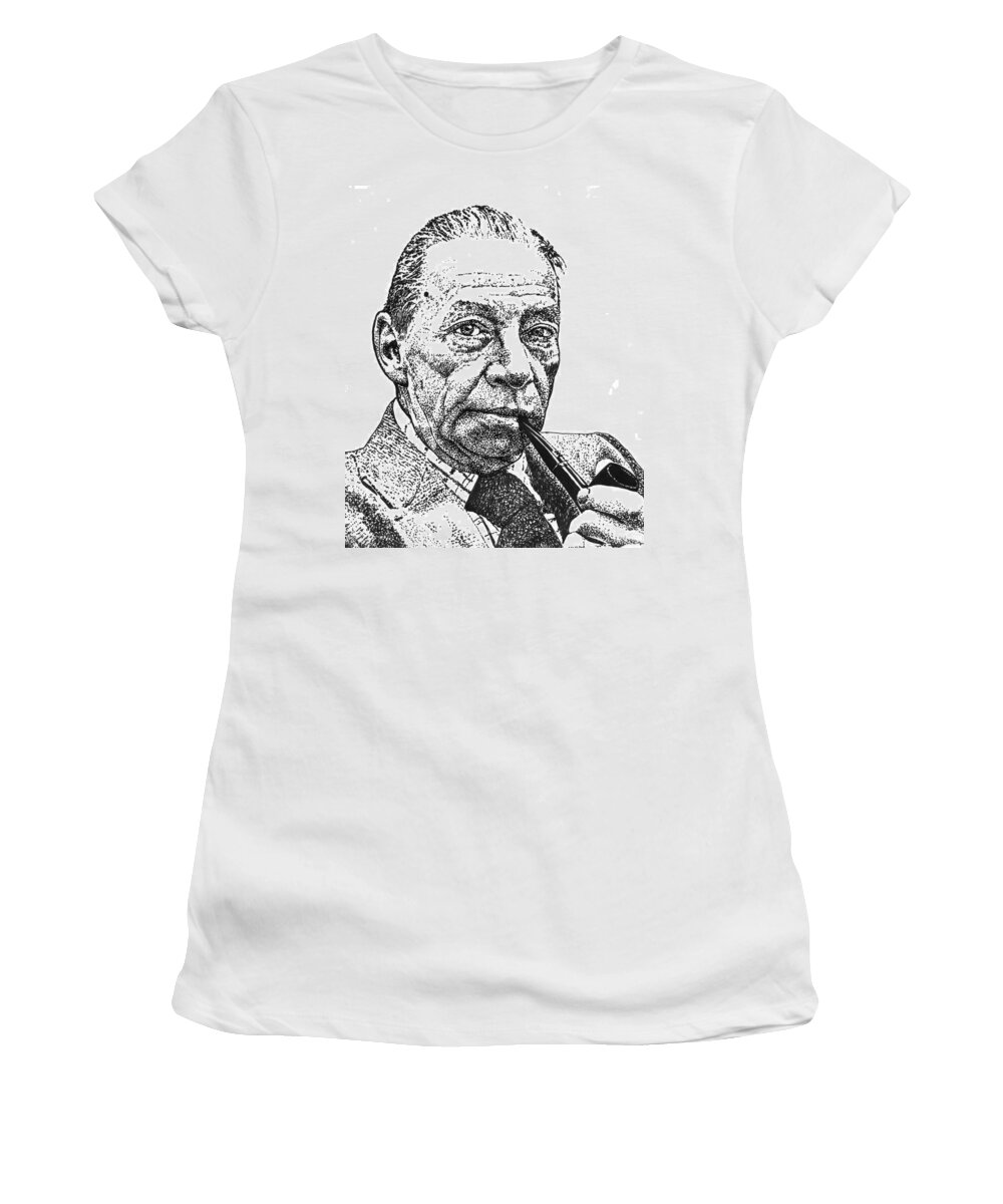 Pipe Women's T-Shirt featuring the drawing Stanley by David Kleinsasser