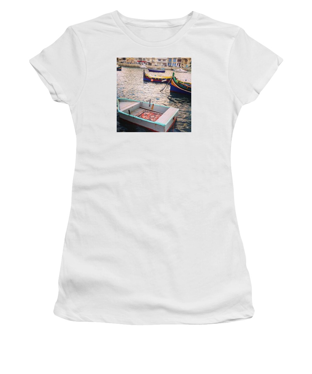 National Geographic Women's T-Shirt featuring the photograph St Julian's Bay by Sacha Kinser