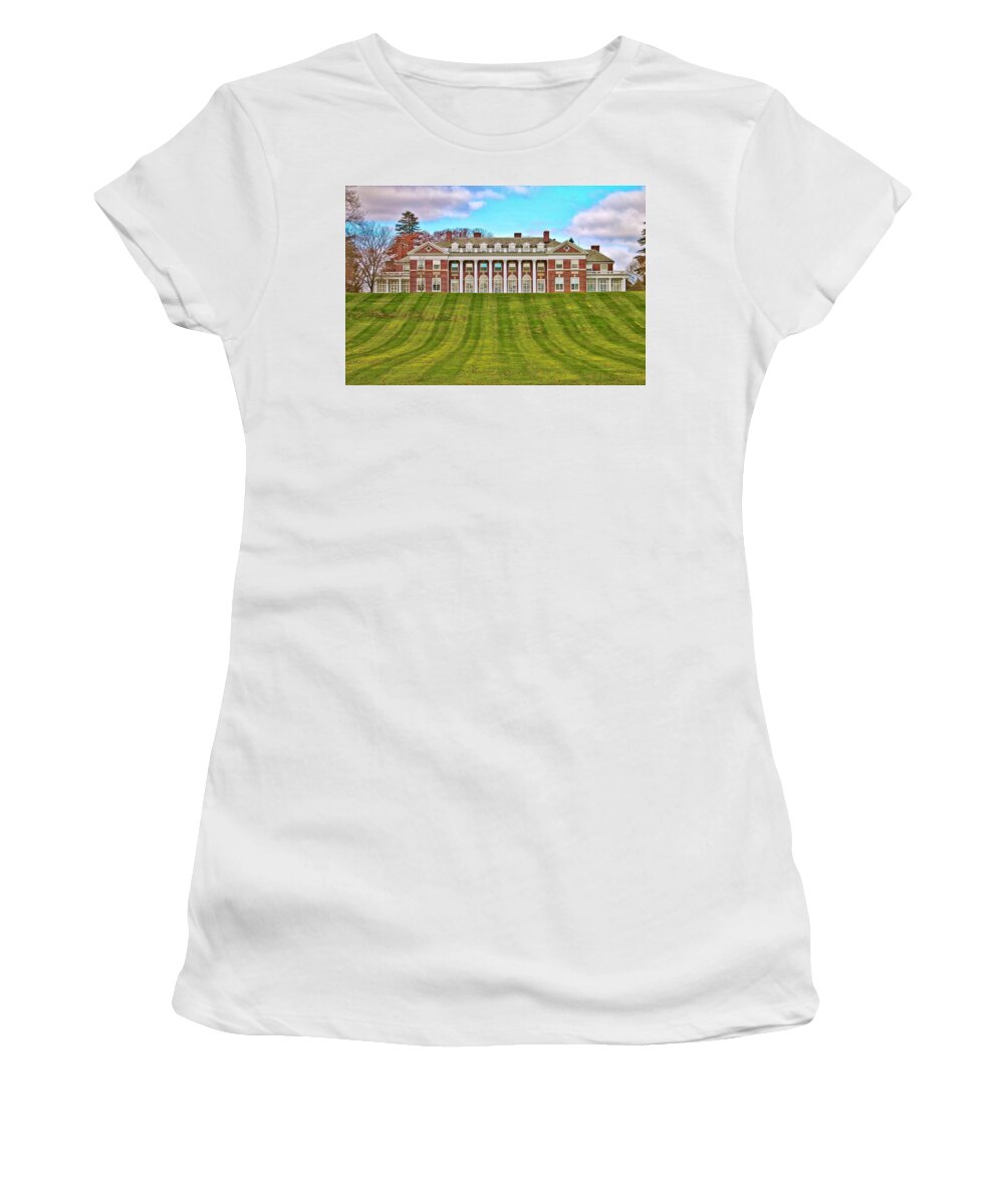 Stonehill College Women's T-Shirt featuring the photograph Stonehill College No 4 by Marisa Geraghty Photography