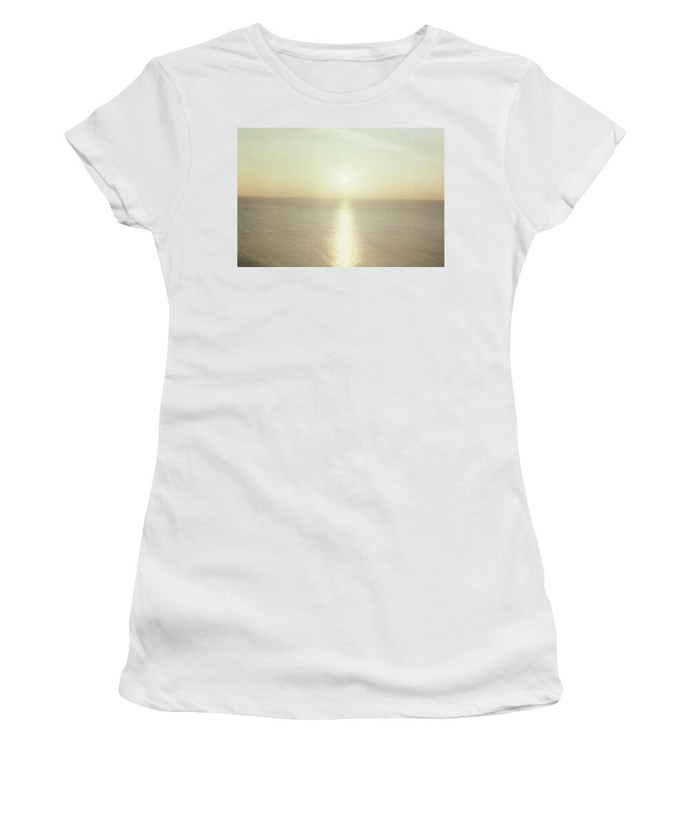 Women's T-Shirt featuring the photograph Sunrise by Catt Kyriacou