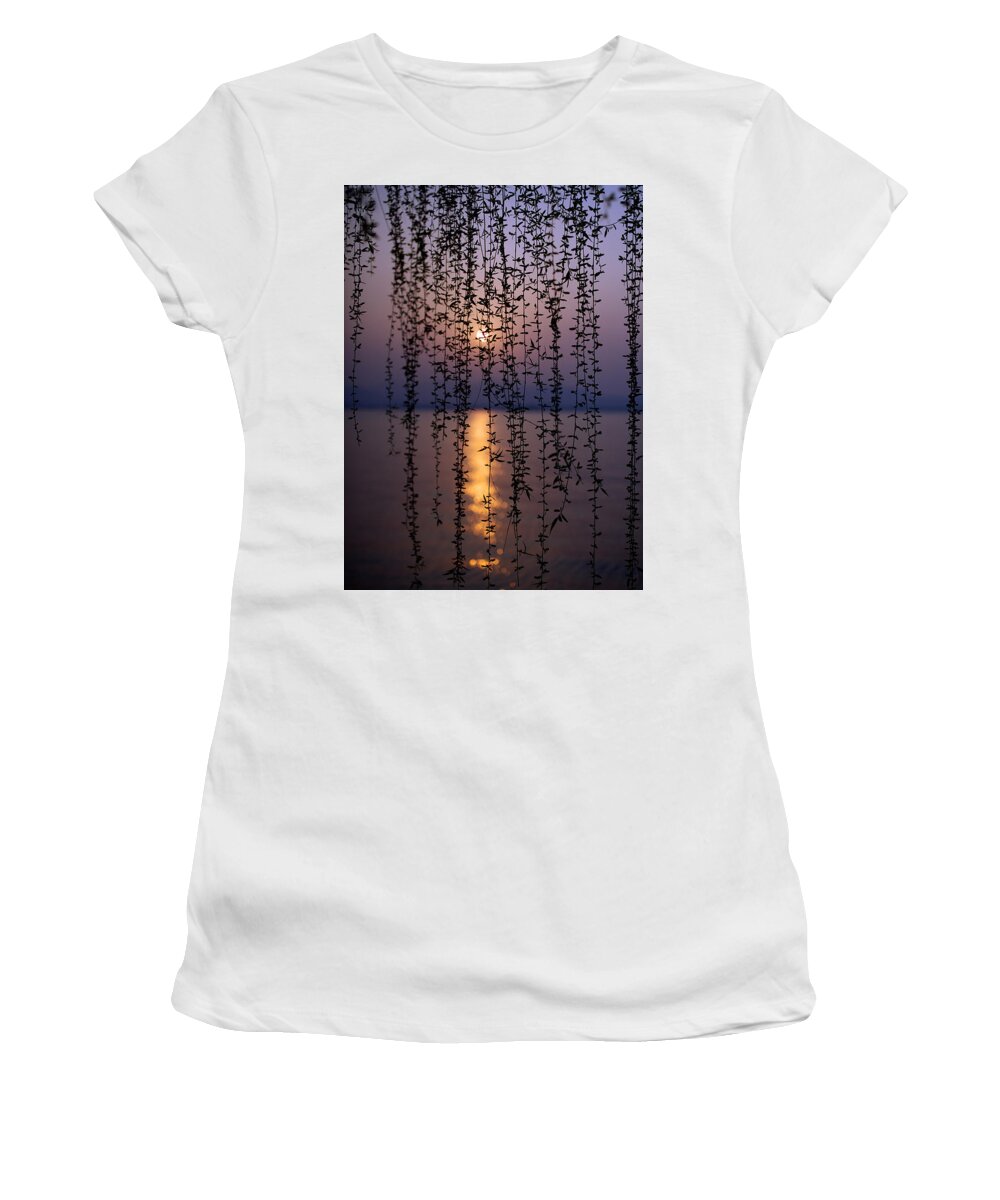 Sunset Women's T-Shirt featuring the photograph Sunset by Katikaila Green