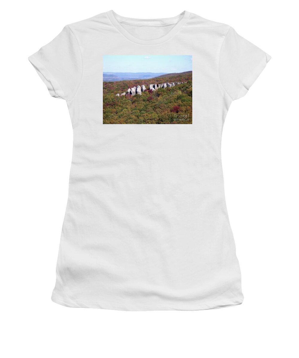 Tennessee Women's T-Shirt featuring the digital art Tennessee Rocks by Phil Perkins