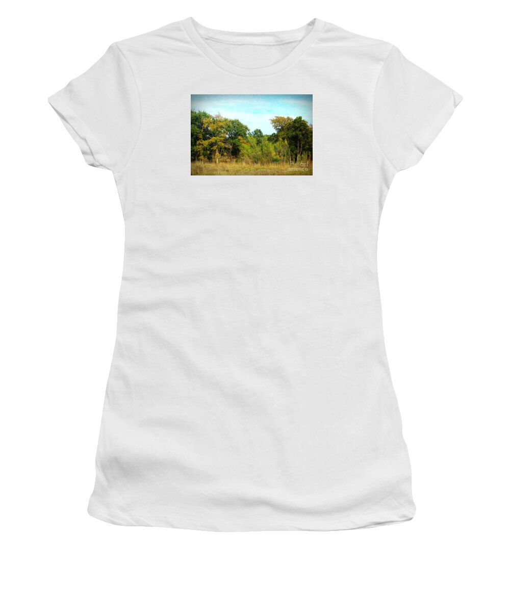 Nature Women's T-Shirt featuring the photograph Texas Woods by Linda Phelps