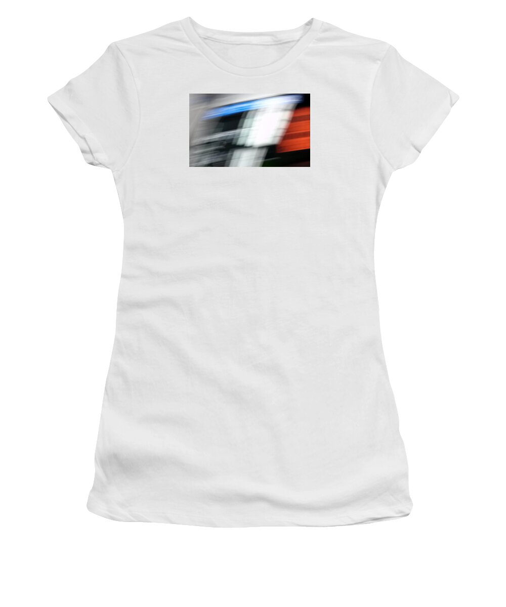 Abstract Women's T-Shirt featuring the photograph TGV by Steven Huszar