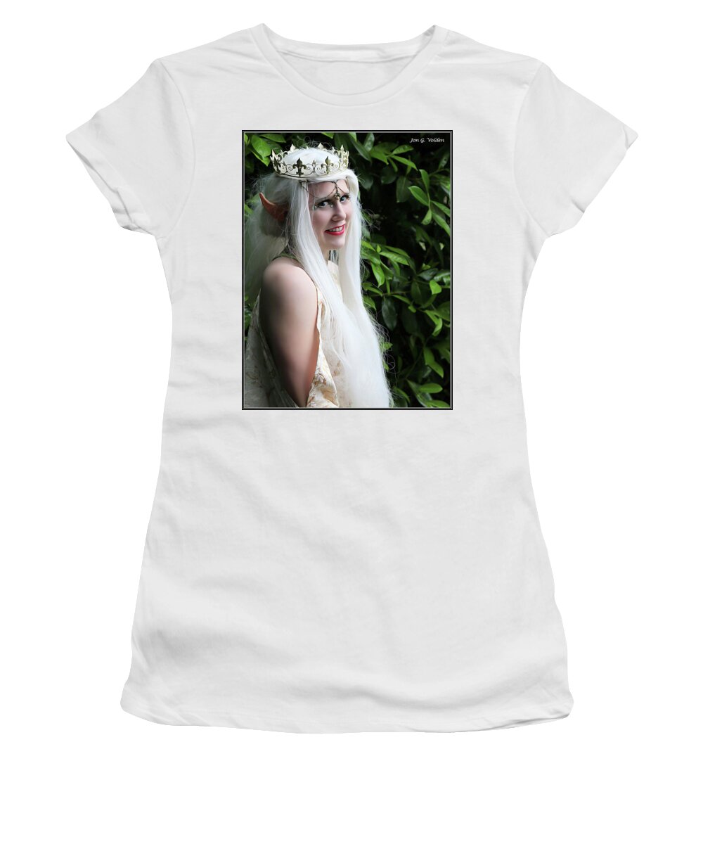 Elf Women's T-Shirt featuring the photograph The Elven Queen by Jon Volden