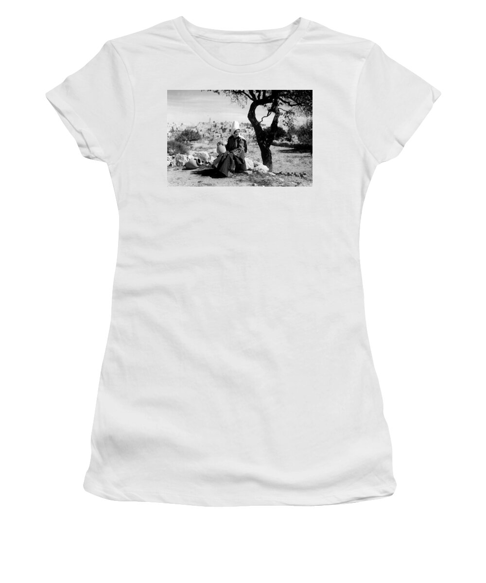 Bethlehem Women's T-Shirt featuring the photograph The Empty Jar by Munir Alawi