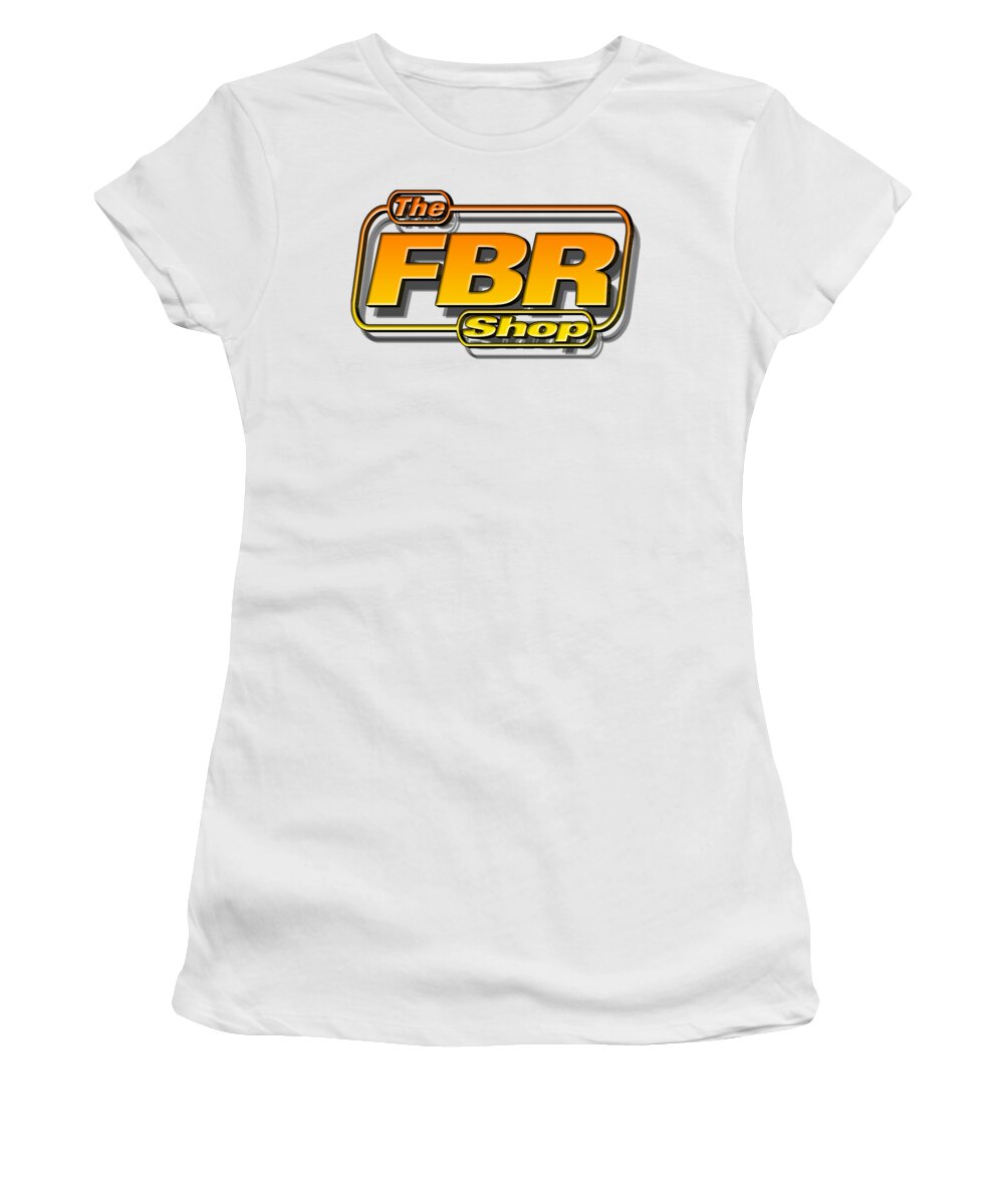 Motorcycle Women's T-Shirt featuring the digital art The FBR Shop 001 by Jack Norton