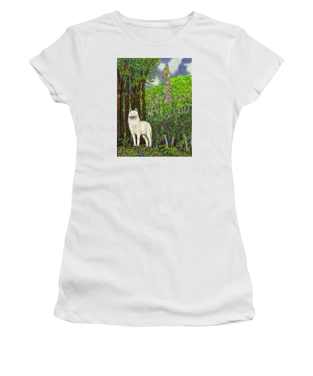 Dreams Women's T-Shirt featuring the drawing The Glass by FT McKinstry