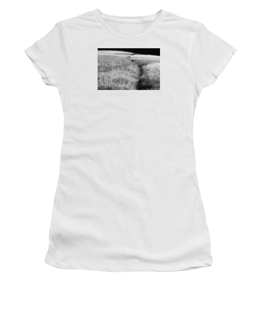 Infrared Photo Women's T-Shirt featuring the photograph The Path by Mark Alan Perry
